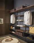Roll walk-in closet