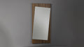 Specchio con cornice in legno di design Musa