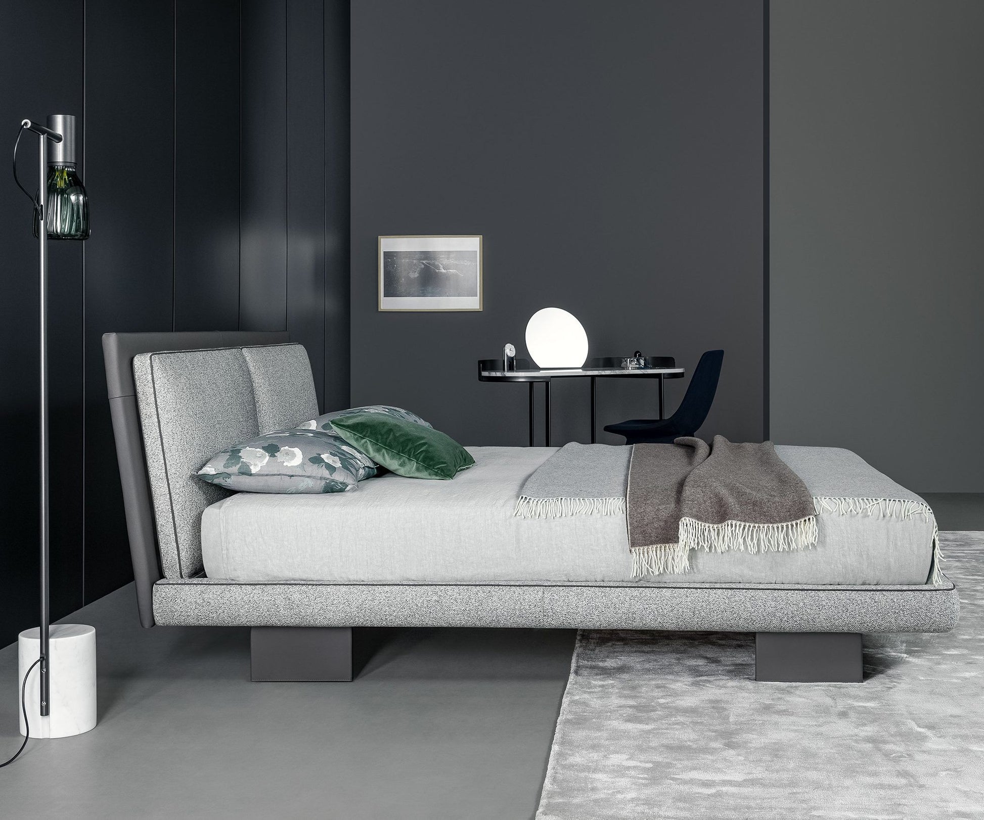 Tara Modern Bed Frame With Headboard