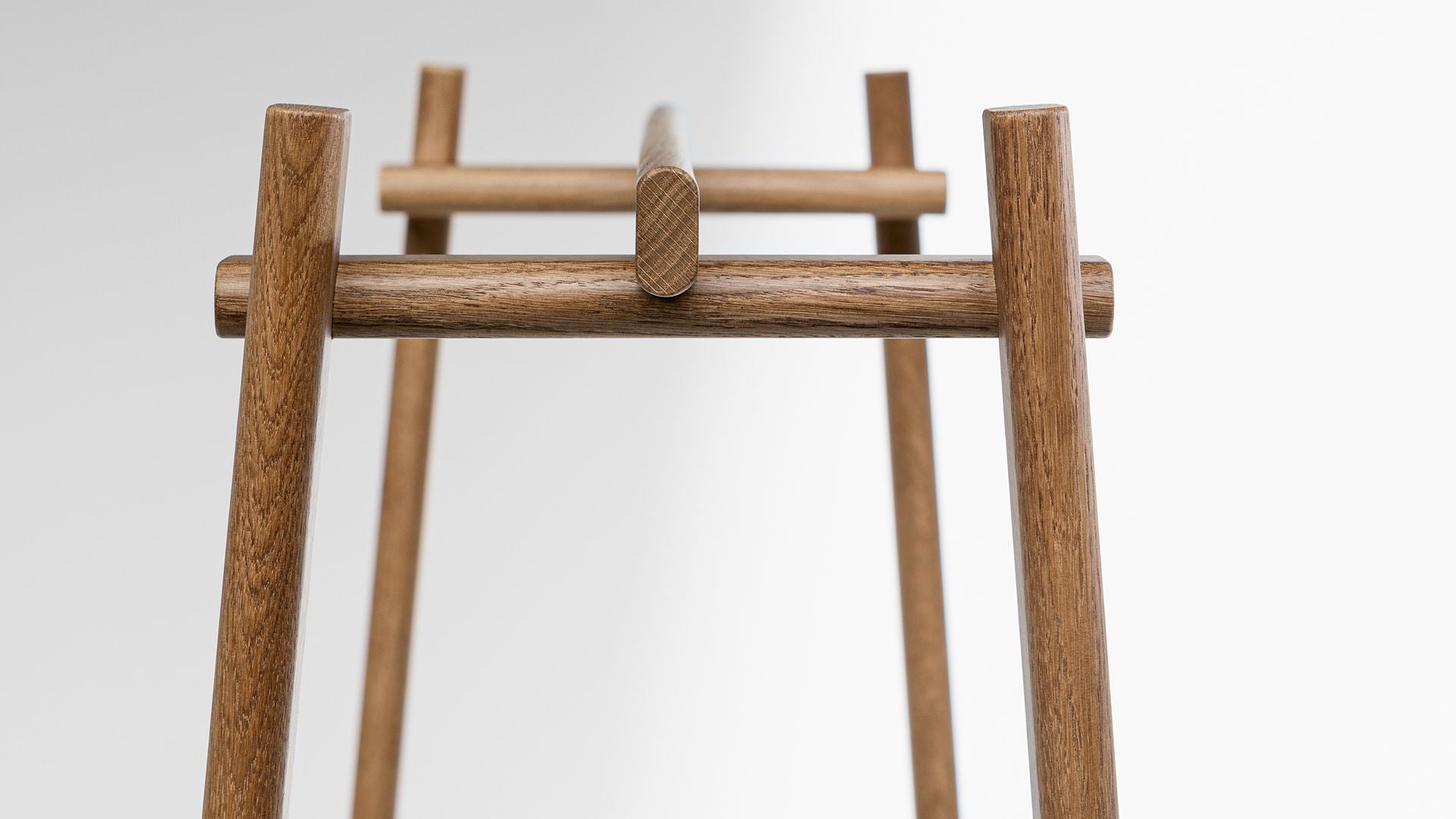 Isola American Walnut Clothes Hanger by Bonaldo