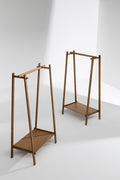 Isola American Walnut Clothes Hanger by Bonaldo