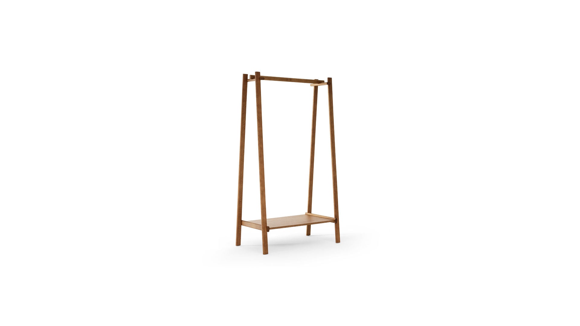 Isola American Walnut Clothes Hanger by Bonaldo