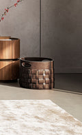 Leather Magazine Rack Roger | Bonaldo