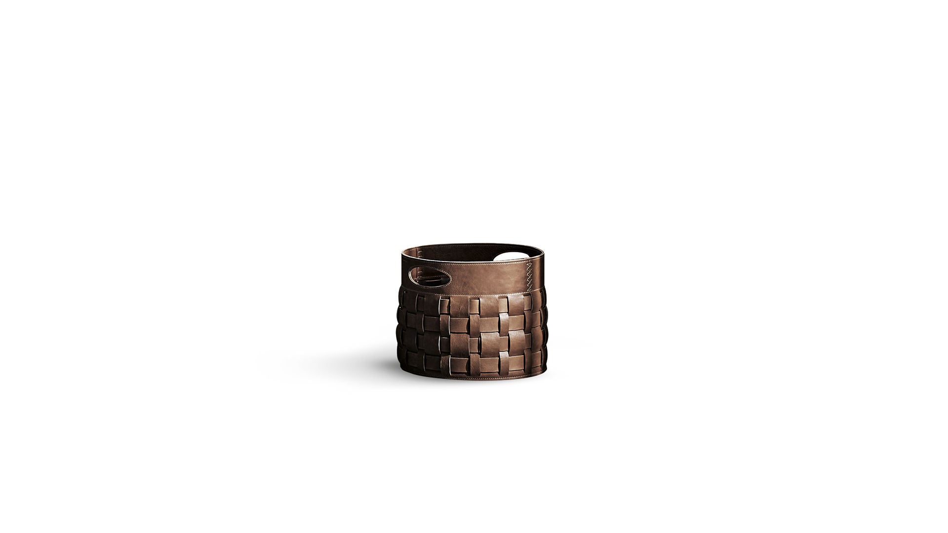 Leather Magazine Rack Roger | Bonaldo
