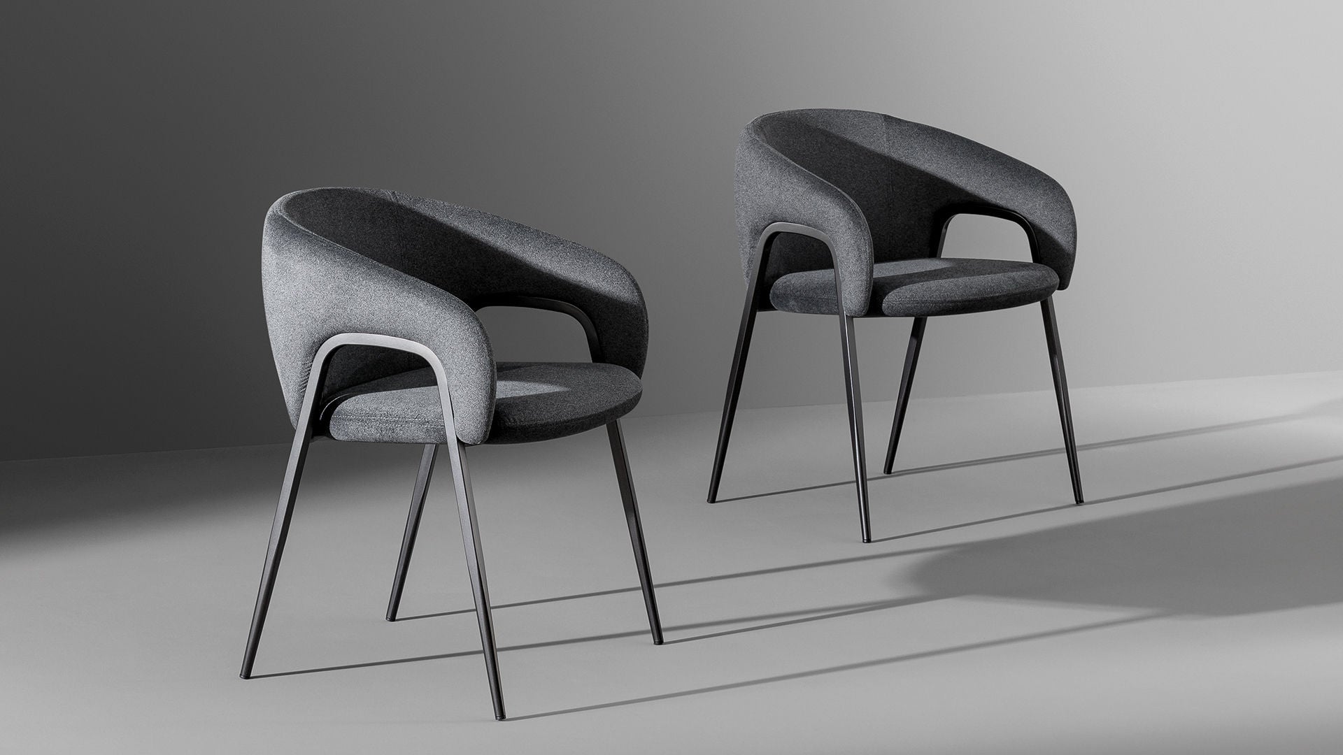 Alley: a low backrest chair | Bonaldo
