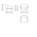 Boolean armchair