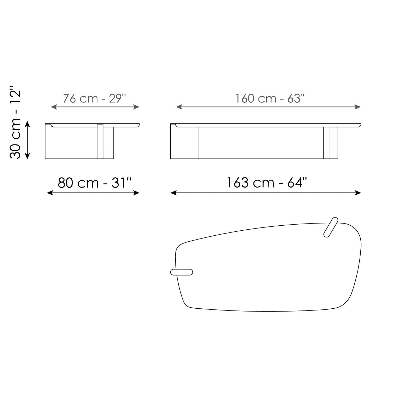 Flatiron coffee table