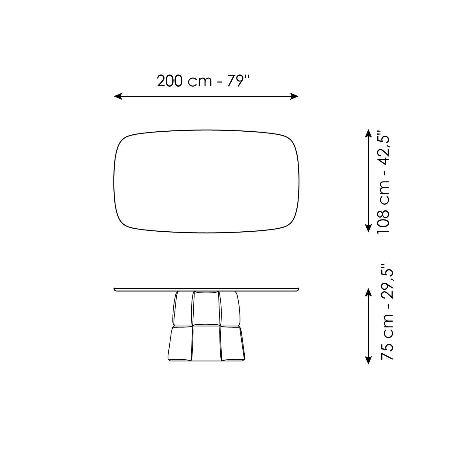 Palazzo Large Design Dining Table