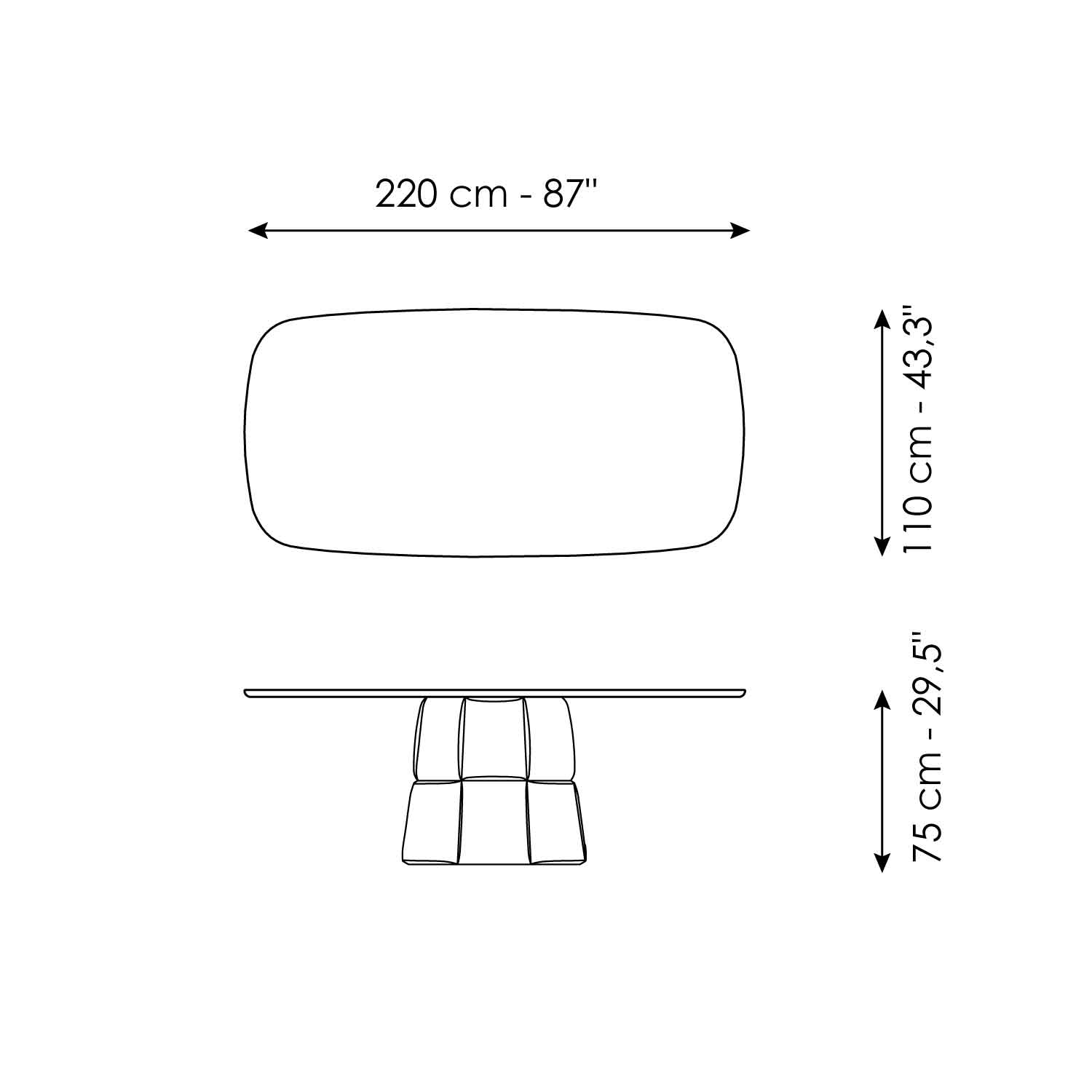 Palazzo Large Design Dining Table