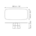 Palazzo Large Design Dining Table