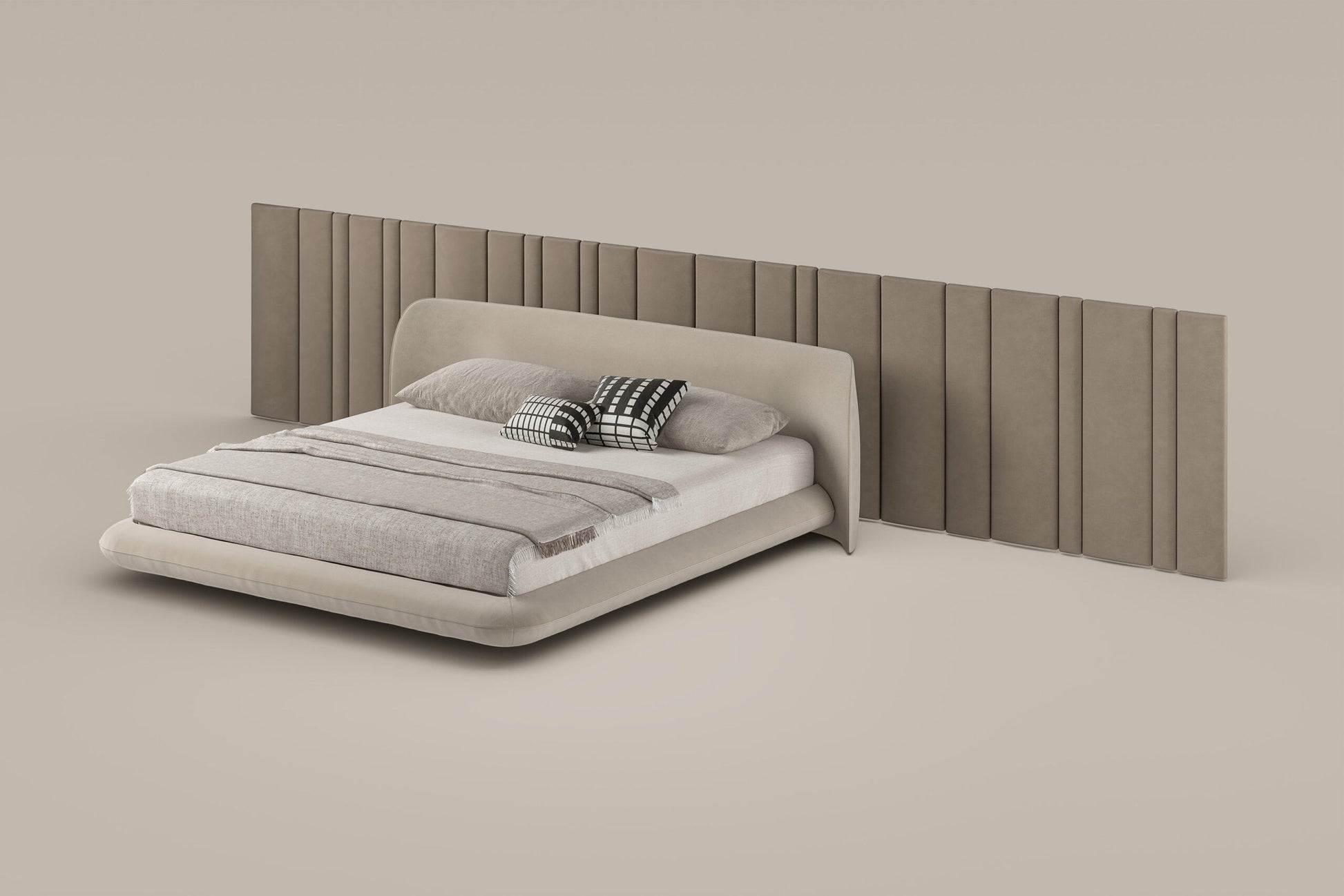 Modern Design Double Bed Nubo by Bonaldo