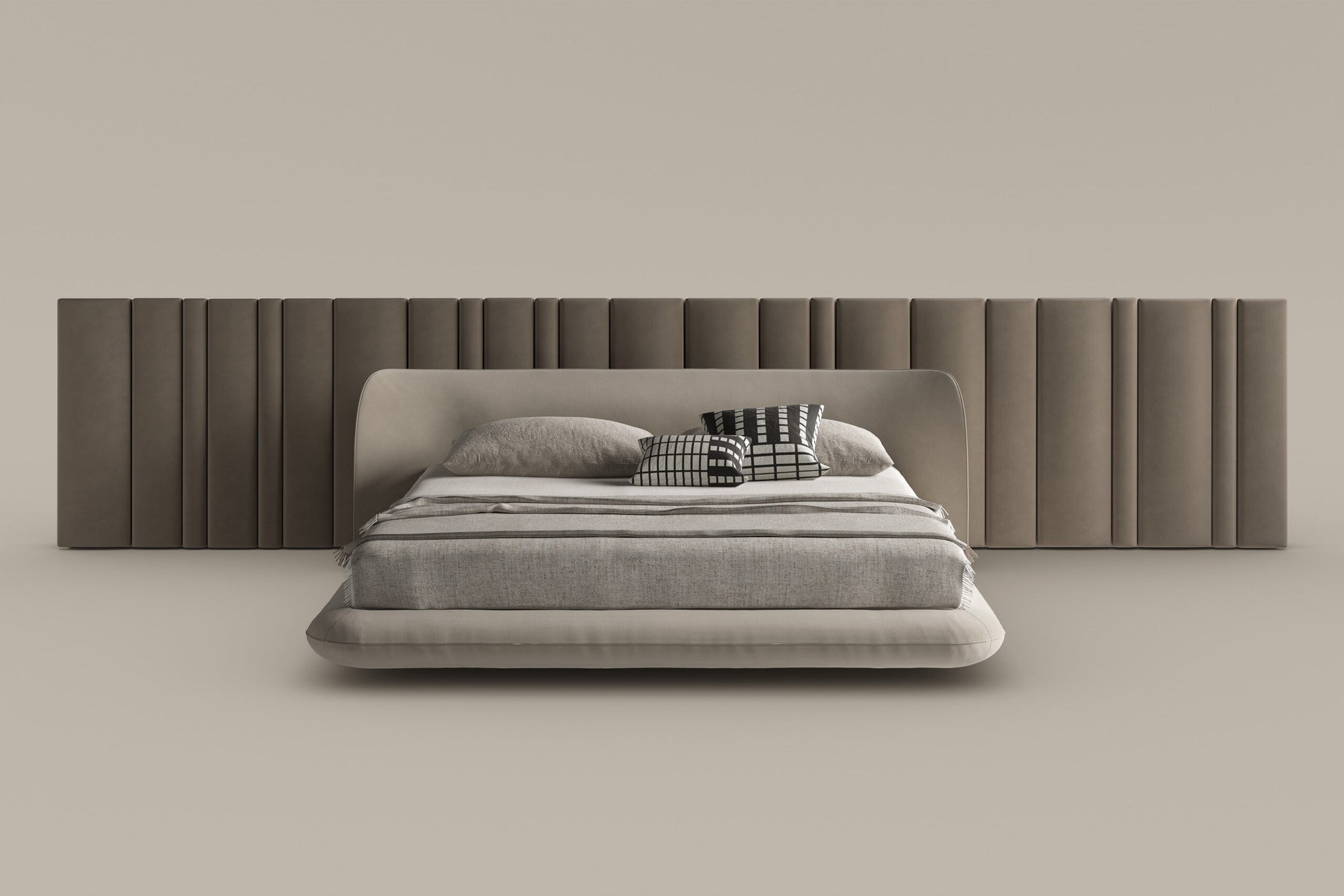 Modern Design Double Bed Nubo by Bonaldo