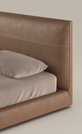 Oris: fabric or leather double bed - Bonaldo | Bonaldo