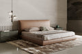 Oris: fabric or leather double bed - Bonaldo | Bonaldo