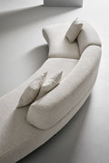 Grant - Curved modular sofa center room | Bonaldo