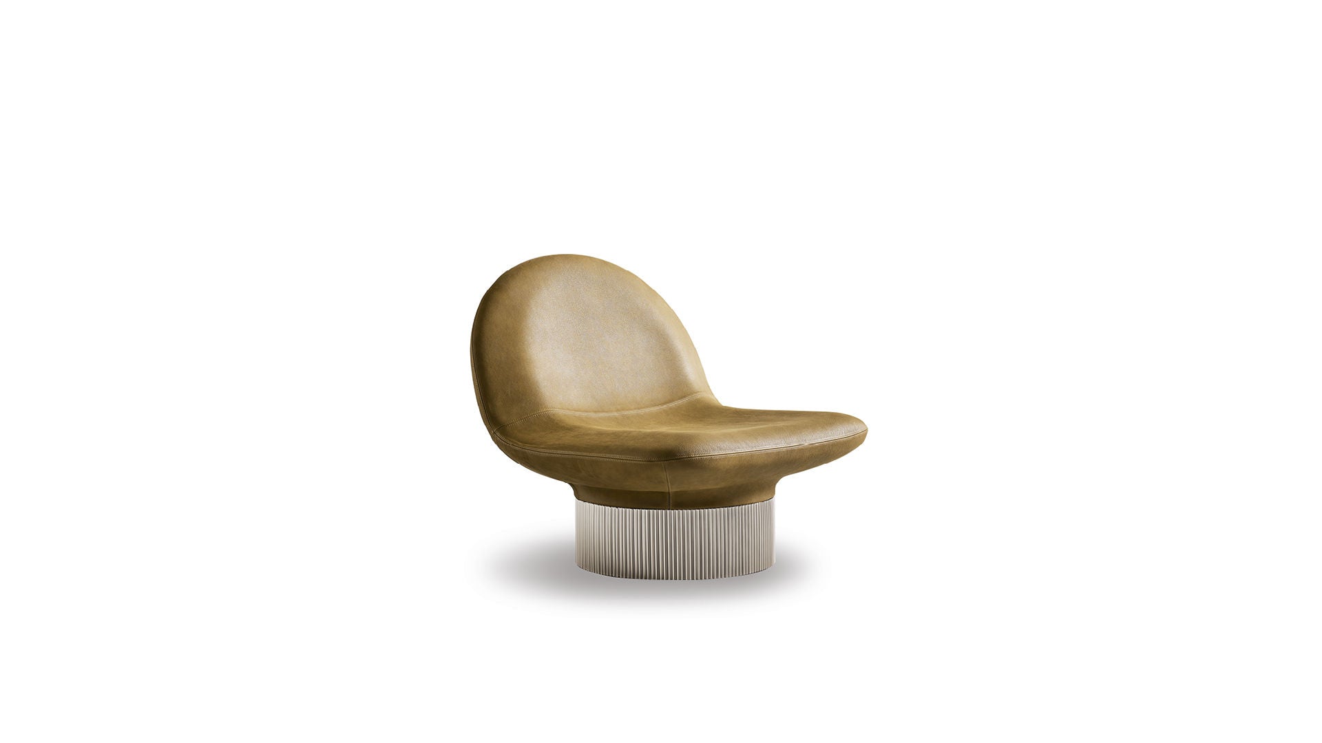 Amour - Sculptural swivel armchair | Bonaldo