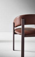Alpha - Upholstered chair enveloping backrest | Bonaldo
