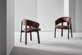 Alpha - Upholstered chair enveloping backrest | Bonaldo