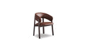 Alpha - Upholstered chair enveloping backrest | Bonaldo