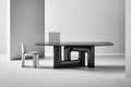 Liaison Sculptural Dining Table Artistic Base