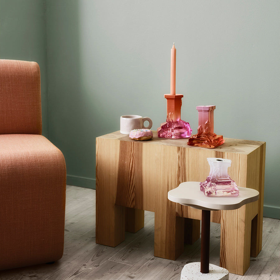Rocky Baroque Candlestick Spicy Rose Small