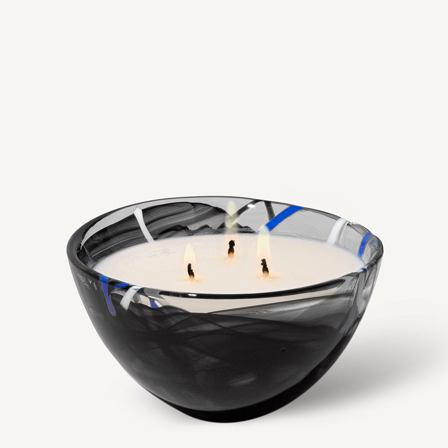 Contrast Black Candle - Blushing Pink