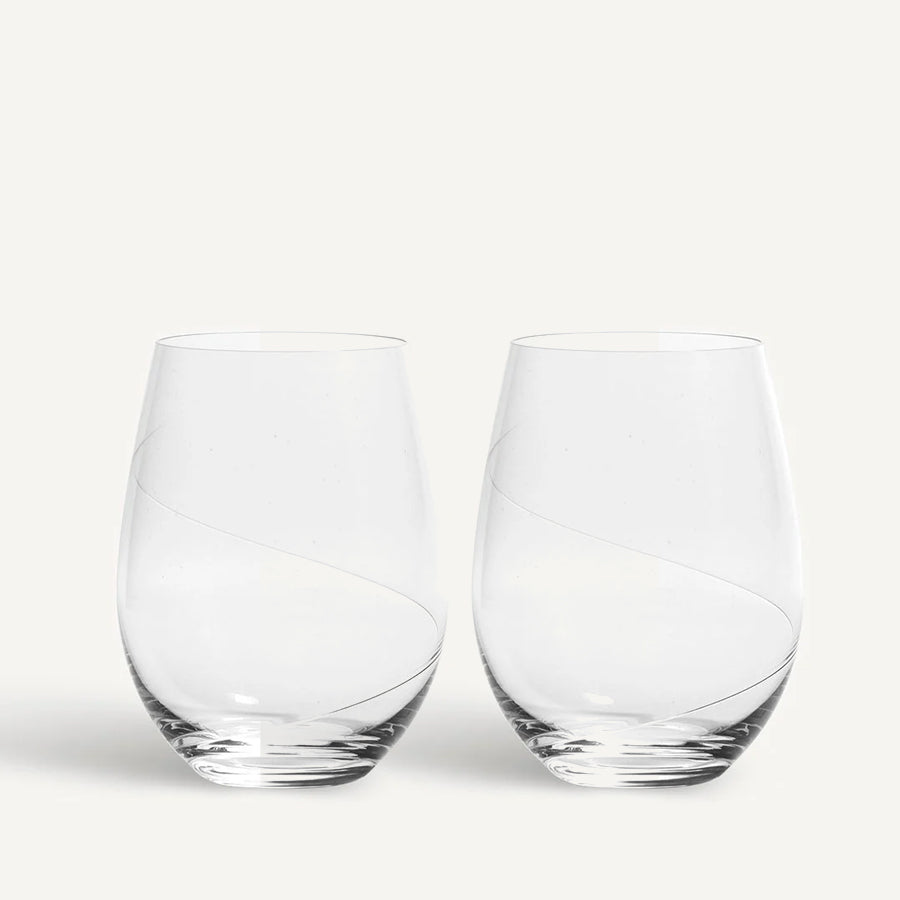 Line Stemless Wine/Tumbler Set 2