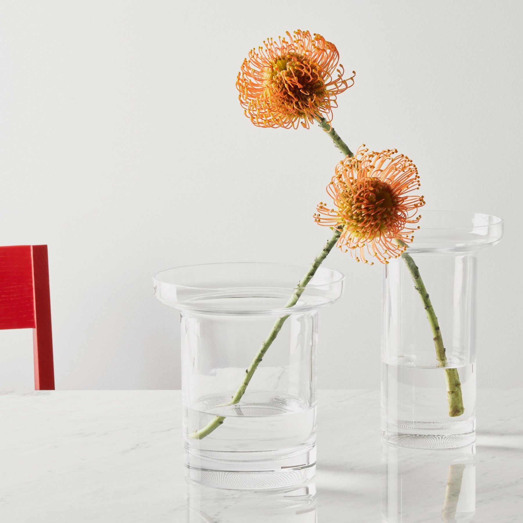 Limelight Vase Clear Low