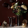 Limelight Vase Burgundy Tall