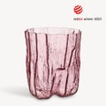 Crackle Vase Pink Tall