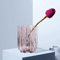 Crackle Vase Pink Tall