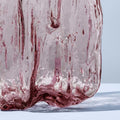 Crackle Vase Pink Low