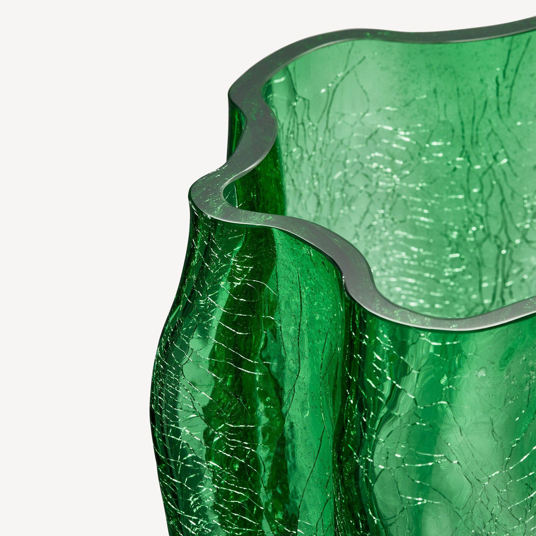 Crackle Vase Green XL