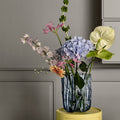 Crackle Vase Circular Tall