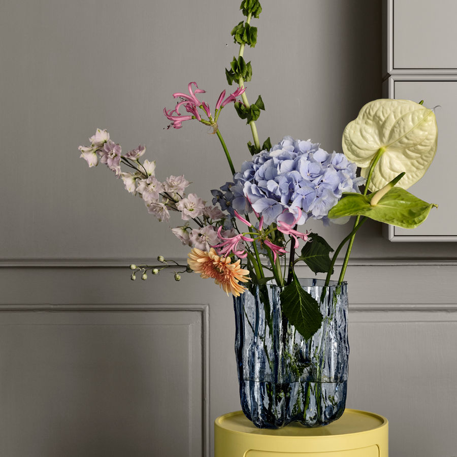 Crackle Vase Circular Tall