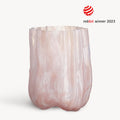 Crackle Vase Pink Pearl Tall