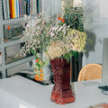 Rocky Baroque Vase Oxblood