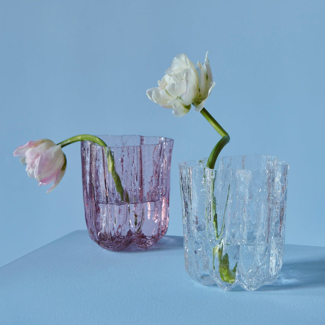 Crackle Vase Pink Small