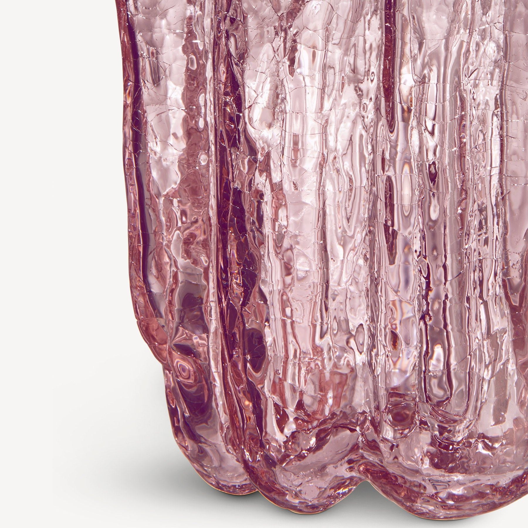 Crackle Vase Pink Small