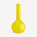 Lab Round Flask Vase Yellow