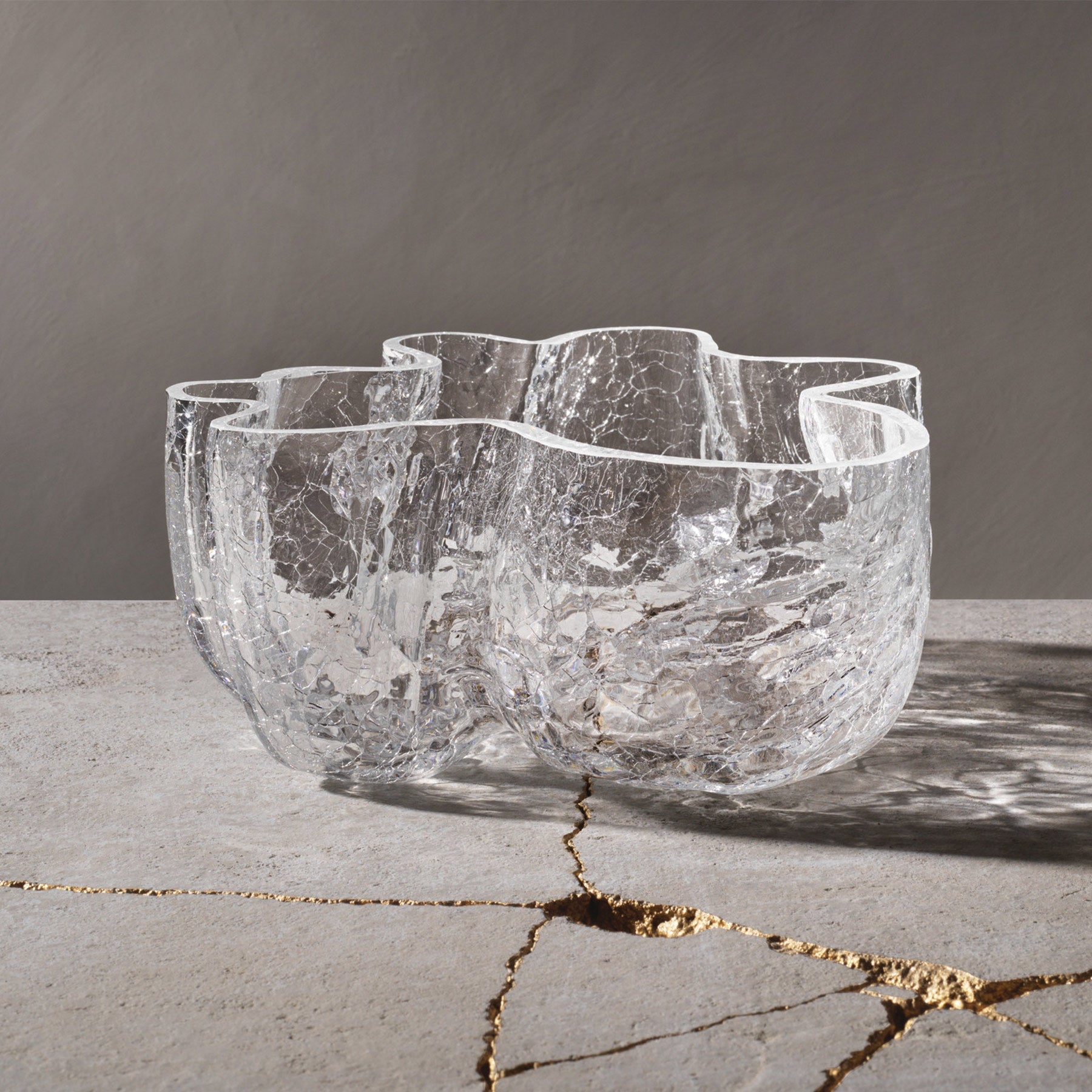 Crackle Bowl Clear