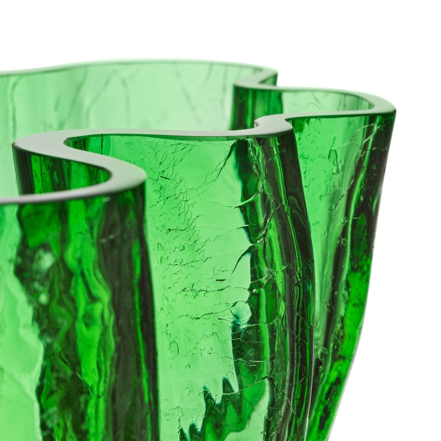 Crackle Bowl Green