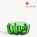 Crackle Bowl Green