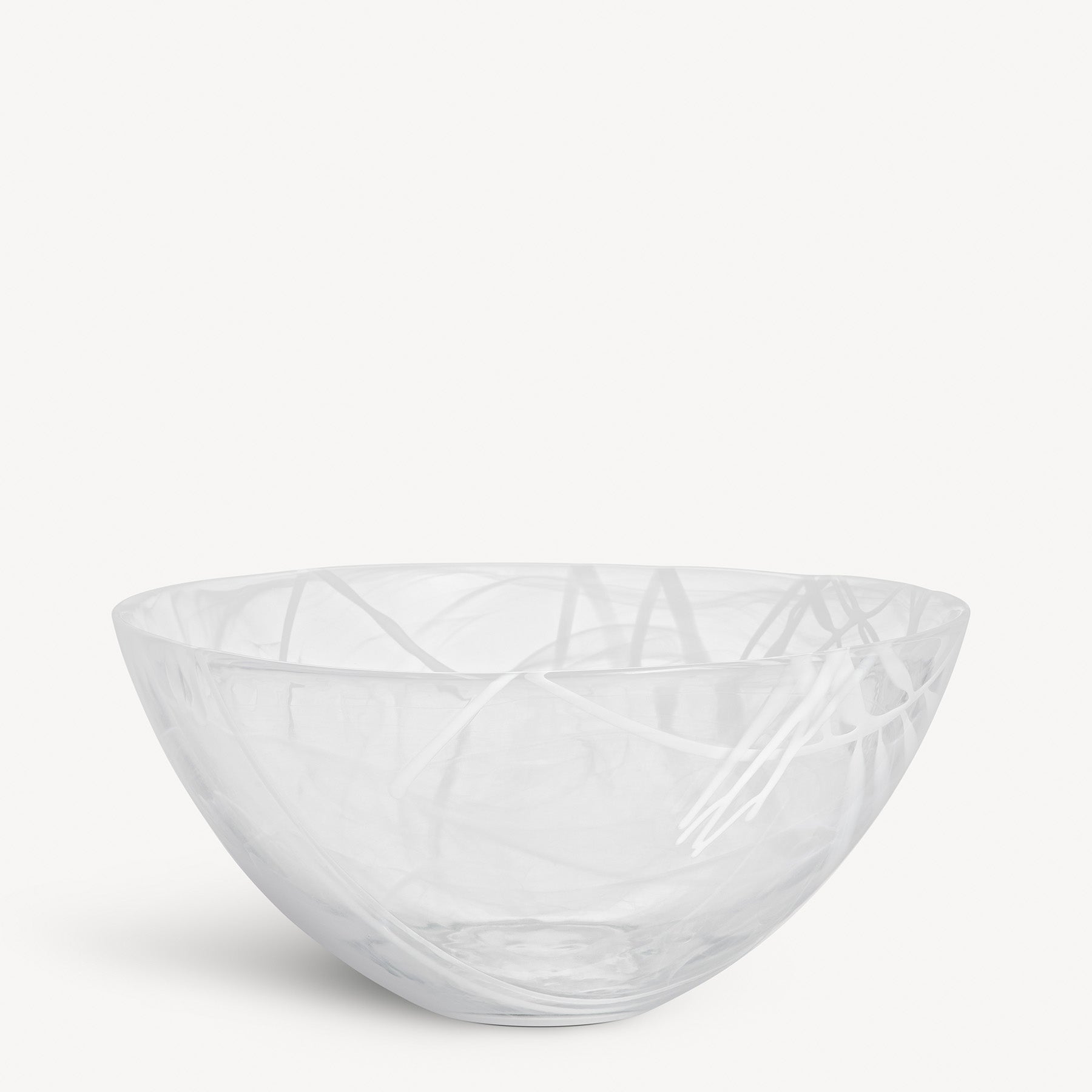 Contrast Bowl White/White Large