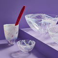 Contrast Bowl White/White Large