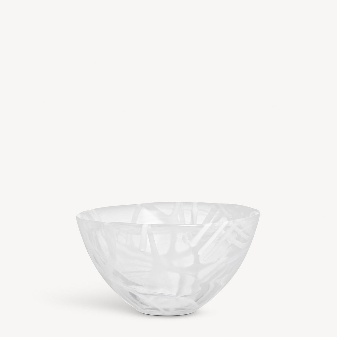 Contrast Bowl White/White Small