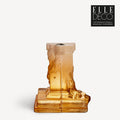 Rocky Baroque Candlestick Amber Haze Medium