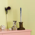 Rocky Baroque Candlestick Glossy Glaze Large