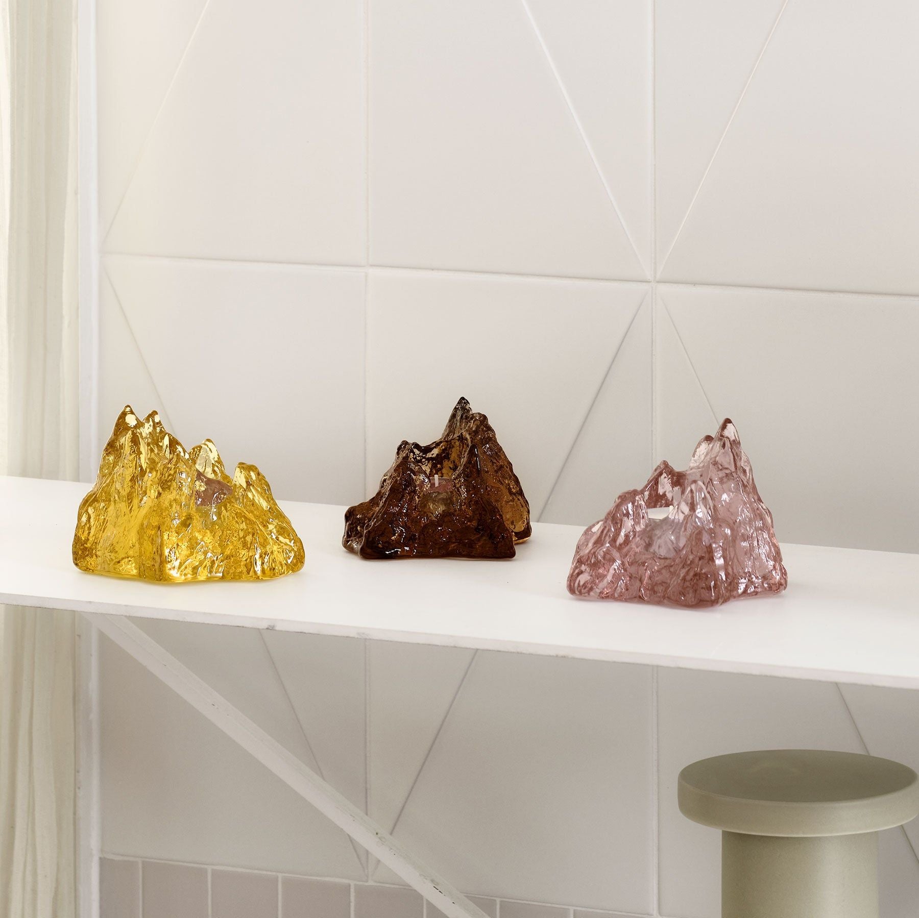 The Rock Votive Yellow