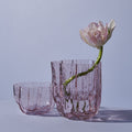 Crackle Bowl/Votive Pink